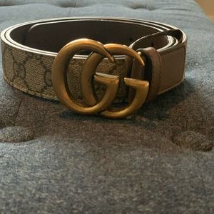 Gucci GG Belt w/ Double-G Buckle